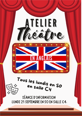 Rouge Noir Beige Illustration Annonce Evènement Ateliers Théâtre Affiche Poster.png